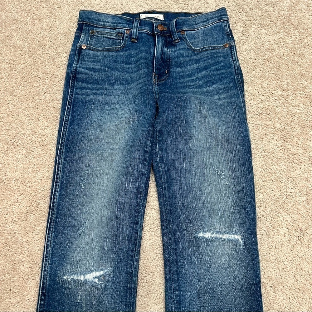 Madewell Distressed 9” High Rise Skinny Jeans Women’s Size 27 - Picture 4 of 10